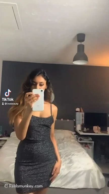 Petite Teen InoBeauty Does An Old TikTok Phone Drop Challenge