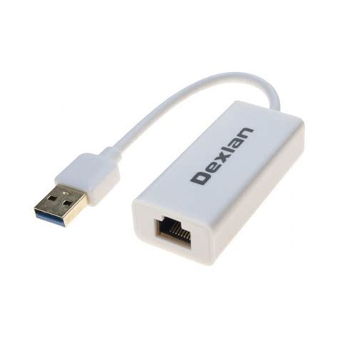 Adaptateur Usb Vers Réseau Rj45 Gigabit Dexlan Dxu3gv2