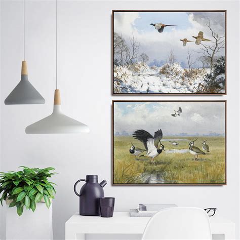 Birds in the Nature Paintings Printed on Canvas • CanvasPaintArt