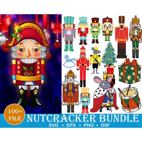 100 Nutcracker Svg Bundle For Cricut And Silhouette Christm Inspire