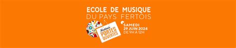 Matinée Portes ouvertes de l école de musique du Pays Fertois JUin 2024