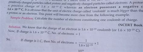 positively charged particles called protons and negatively charged partic..