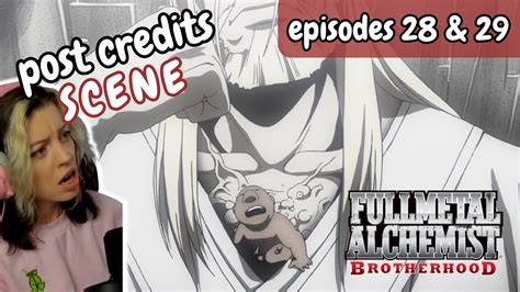 Fullmetal Alchemist Brotherhood Reaction Episode 28 29 Post Credits