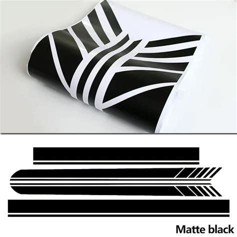 Edition 1 Car Hood Roof Racing Side Stripe Vinyl Decal Car Sticker For