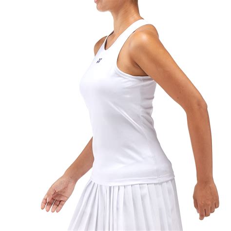 Yonex Womens Tank Top White Direct Badminton