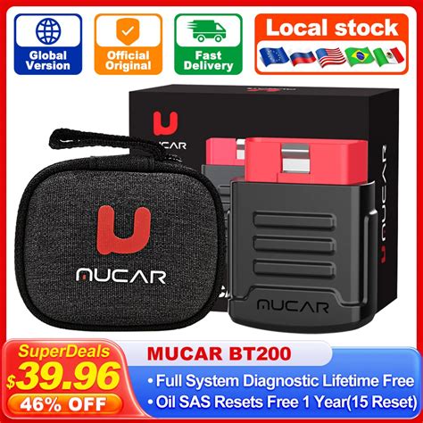 Mucar Bt Bt Pro Obd Scanner Auto Full System Diagnostic Lifetime