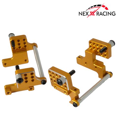 Nx 378 G Nexx Racing Cnc Alu Front And Rear Shock Mounts For Trx 4m Gold Nexxracing