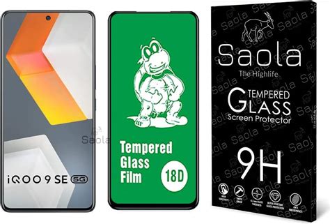 Saola D Tempered Glass With Inbuilt Airbag Borders For Vivo Iqoo Se