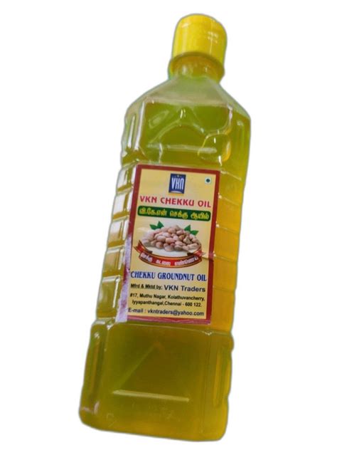 Liter Chekku Groundnut Oil At Rs Bottle Peanut Oil In Chennai