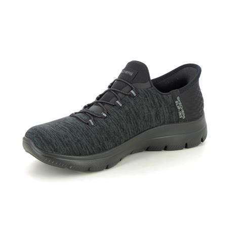 Skechers Slip Ins Summits Bbk Black Womens Trainers