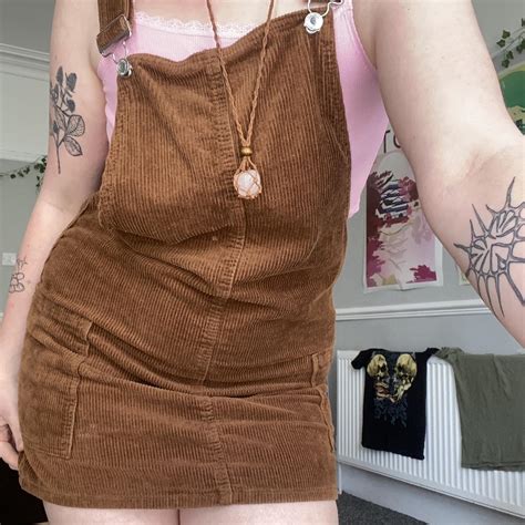 ﾟ Free Shipping ･ﾟ Brown Corduroy Overall Depop