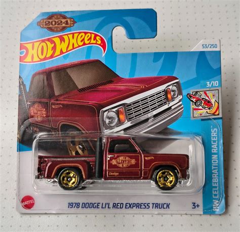 Autíčko Hot Wheels Dodge Li l Red Express Truck Aukro