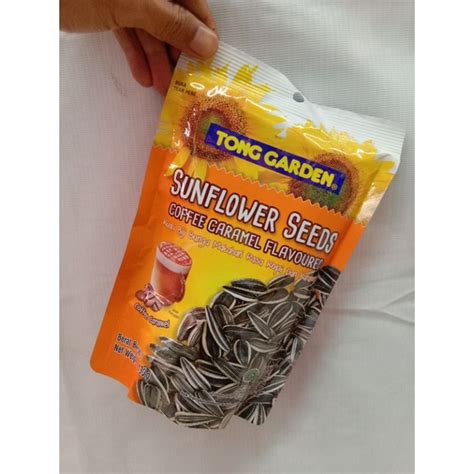 Jual Kuaci Tong Garden Sunflower Seeds Salted Dan Caramel G Shopee