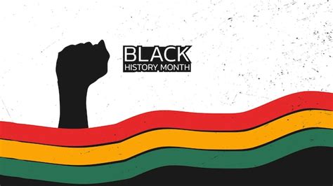 Premium Vector Black History Month In February African American