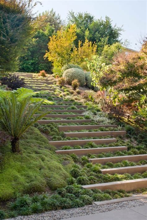 15 Most Exquisite Landscape Steps on a Slope to Accentuate Your Garden ...