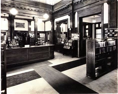 Willard Library Circulation Department in old building circa 1937 ...