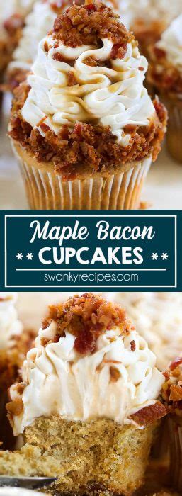 Maple Bacon Cupcakes | Swanky Recipes