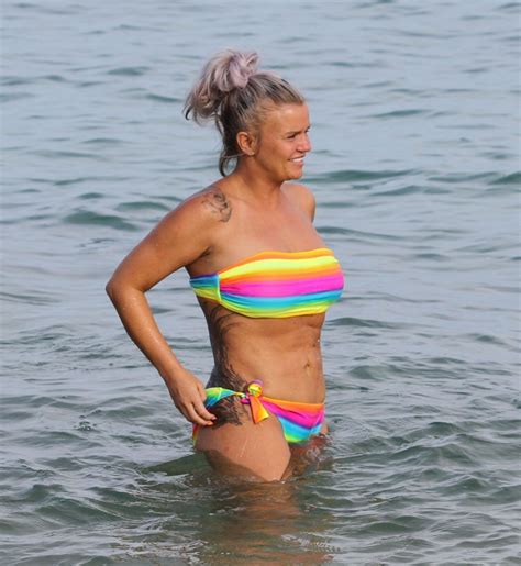 Kerry Katona In Bikini At A Beach In Thailand Hawtcelebs