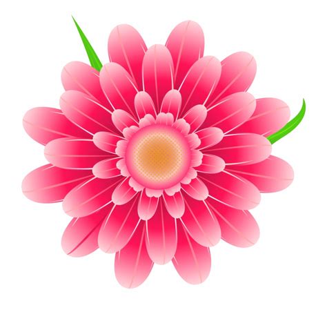 Pink Flowers Clip Art Transparent Pink Flower Clipart PNG Image Png