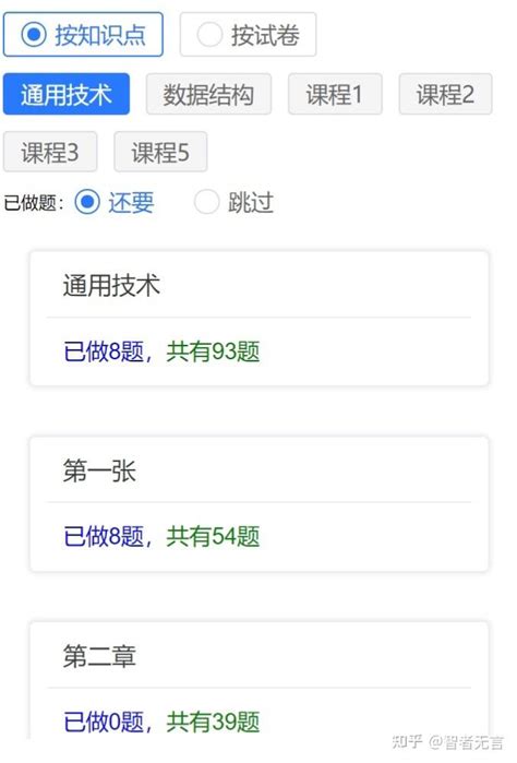 有了刷题小程序，复习效率提 …