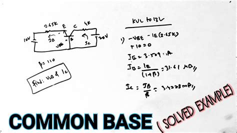 Common Base Configuration Of Npn Transistor