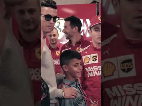 Charles Leclerc Cristiano Ronaldo At Monaco Shorts Youtube