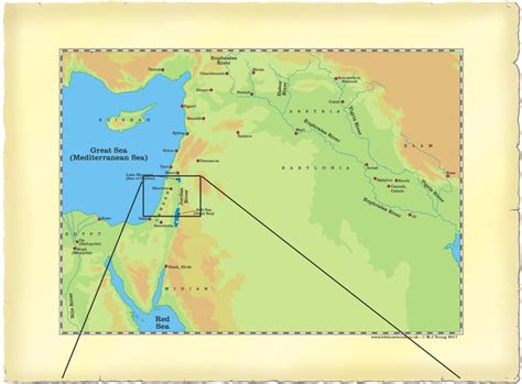 Map Of Joseph And Mary’S Journey To Bethlehem - Vania Janeczka