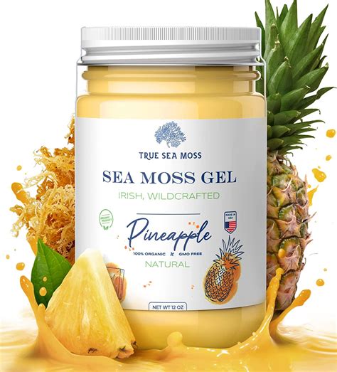 Trueseamoss Wildcrafted Irish Sea Moss Gel Nutritious Organic Raw