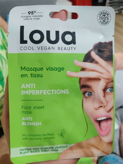 Loua Masque Visage En Tissus Anti Imperfection INCI Beauty