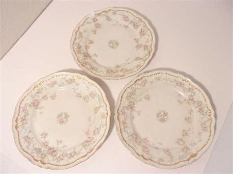 Theodore Haviland Limoges France Schleiger Luncheon Plates Etsy