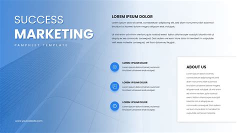 PowerPoint Pamphlet Template SlideBazaar