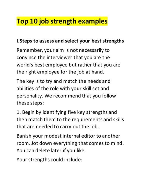 Employee Strengths