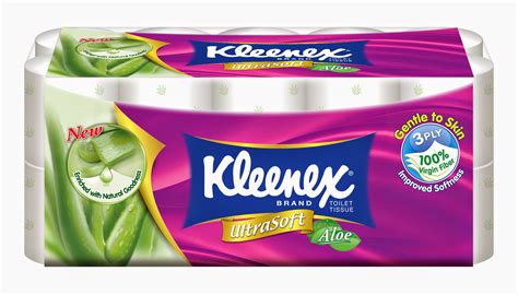 adline writes: New Kleenex Bath Tissues with Aloe Vera