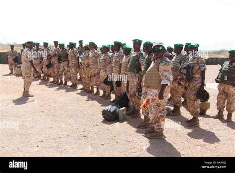 Djibouti Troops Part Of The African Union Mission In Somalia Amisom