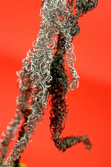 Wire Art Kissing Couple Sculpture Wire People Romantic Etsy