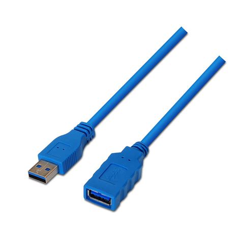 Ripley CABLE EXTENSIÓN USB 3 0 MACHO A HEMBRA 1 5 METROS AZÚL SANTOFA