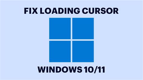 How To Fix The Cursor If It Keeps Loading And Blinking In Windows Youtube