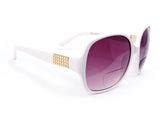 Bifocal Oversized Sun Readers Round Frame Women's Reading Sunglasses ...