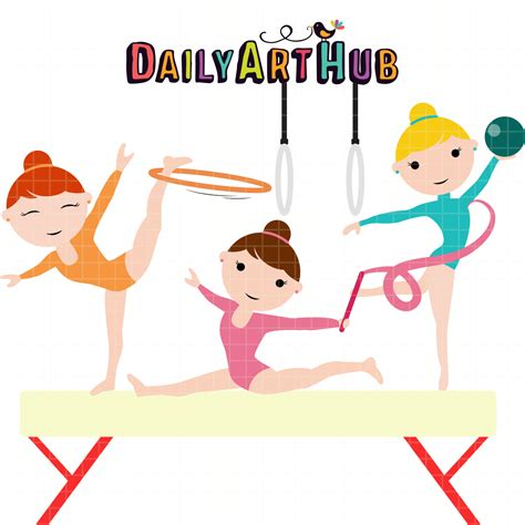 Gymnast Girl Clipart Christmas