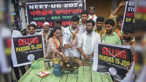 Neet Ug Exam Row Nsui Members Barge Into Nta Office Demand Its