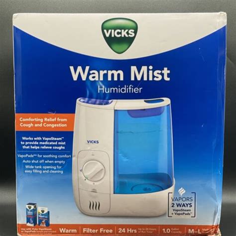 Vicks Vwm Warm Mist Humidifier Vaposteam Cough Congestion