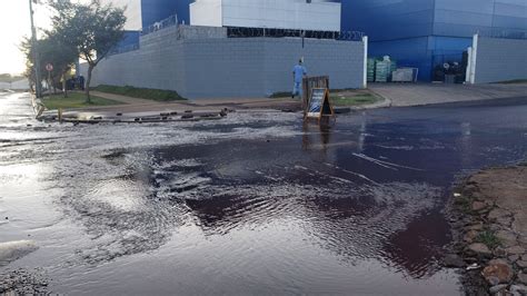 Rompimento De Rede Afeta O Abastecimento Em Bairros De Cascavel Cgn