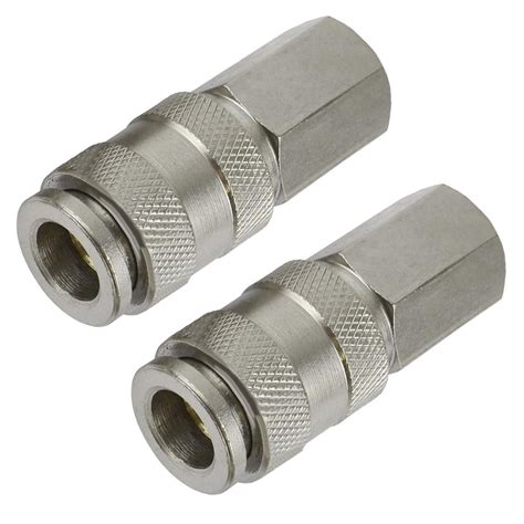 Manyi 2pcs Euro Air Line Hose Connector Fitting Female Quick Release 1