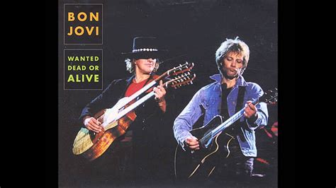 Bon Jovi Wanted Dead Or Alive Live Acoustic Rare Youtube