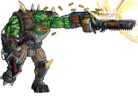 Ork Nob Colour By Taytonclait On Deviantart