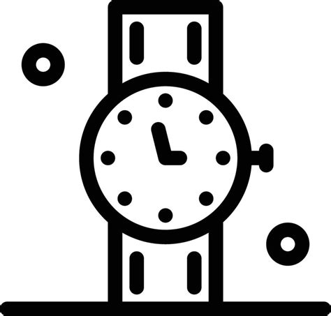 Hand Watch Line Icons Vector Art At Vecteezy