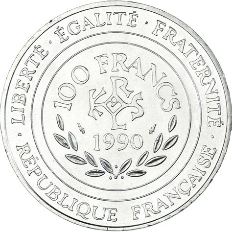 Coin France Charlemagne Francs Paris Silver Km