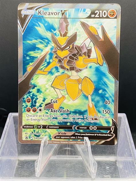 Kleavor V Swsh Swsh Black Star Promo Ultra Rare Pokemon Nm