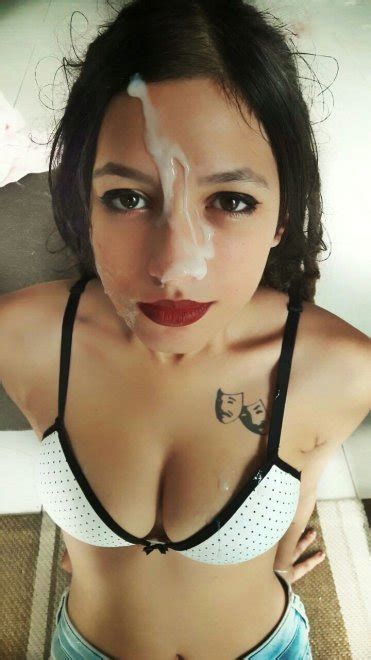 Slut Take A Cum Face Porn Pic