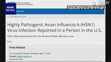 U S CDC Confirms Human Infection Of Bird Flu Second Case Of H5N1 In